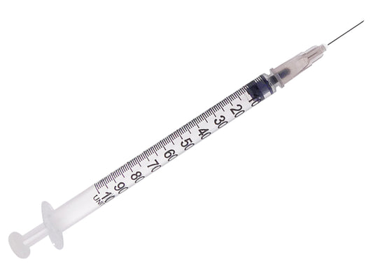 INSULIN-SPRITZE-NADEL EINGEFÜHRT 27G - 1 ml