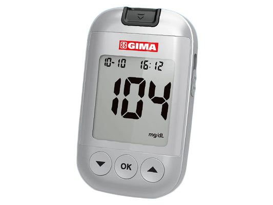KOMPLETTES KIT GIMA Bluetooth GLOSS METER mg/dl – GB, FR, ES, IT