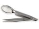 TWEEZERS WITH 2X MAGNIFYING LENS - 8 cm