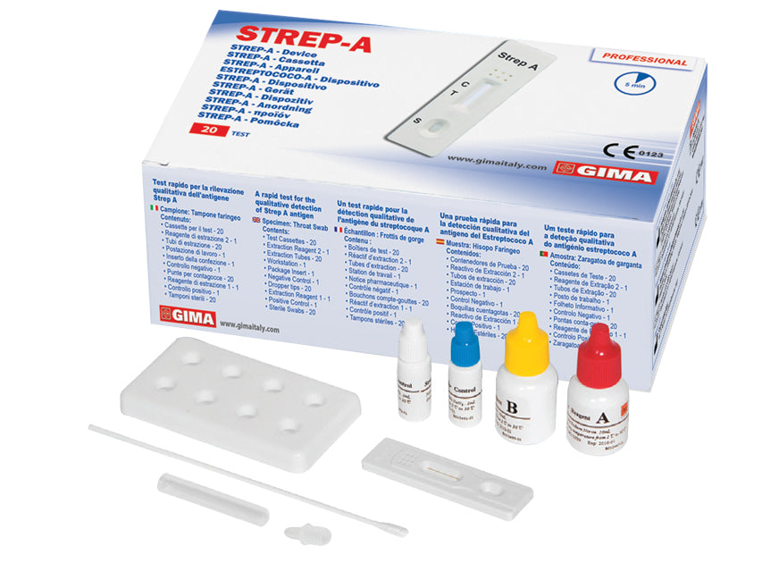 STREP-A TEST - streptococcus - cassette