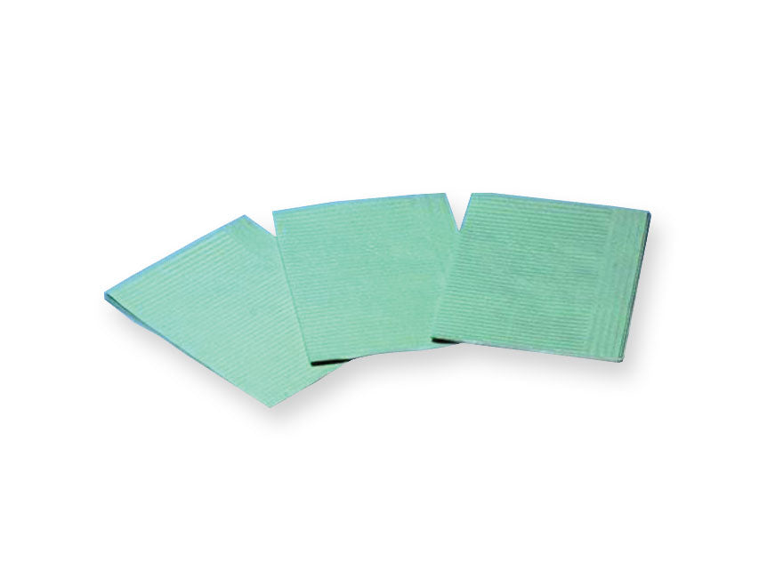 LINGETTES POLYTHÈNE 33x45 cm - vert clair