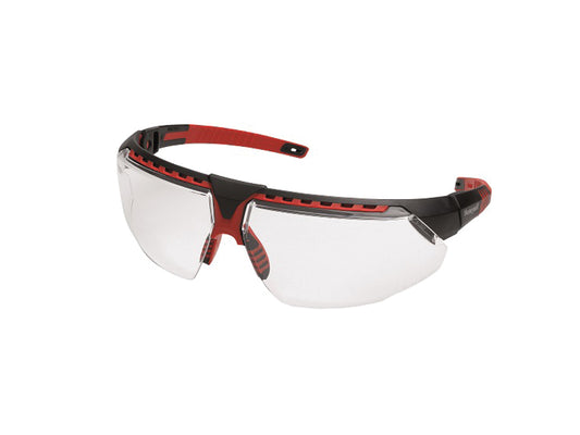 AVATAR-BRILLE - schwarz/rot - beschlag- und kratzfest