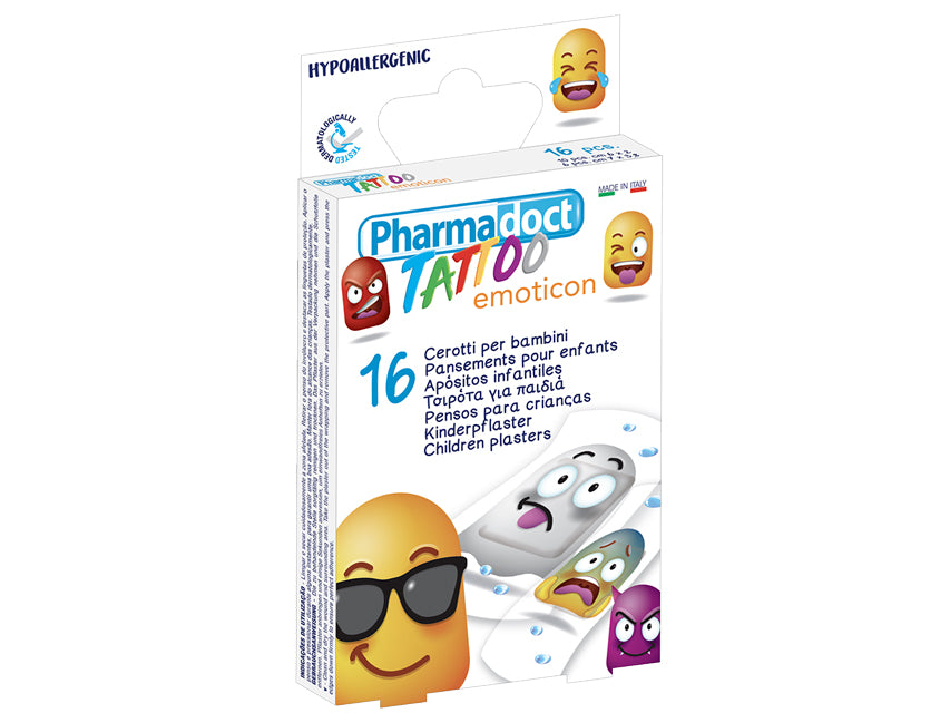 PARCHES DE TATUAJES 2 tamaños - pack. de 12 cajas de 16 tiritas