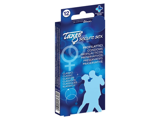 PRÉSERVATIFS TANGO - paquet. de 8 cartons de 12 pièces