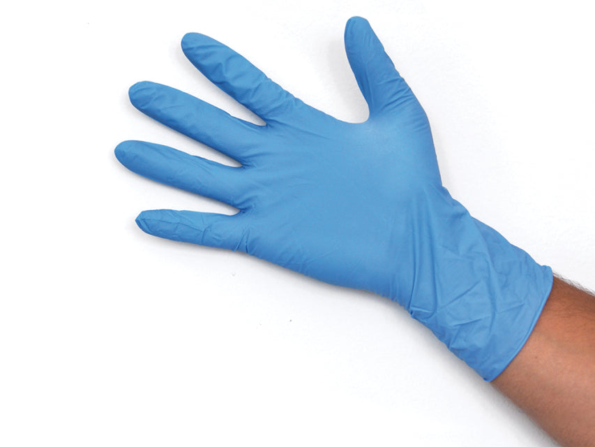 LONG NITRILE GLOVES - 300 mm - large