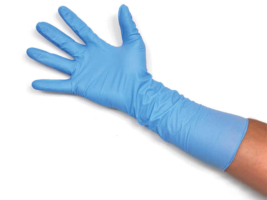 GANTS NITRILE EXTRA LONGS - 400 mm - grand