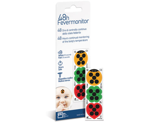 FIEBERÜBERWACHUNGSTHERMOMETER 48 Stunden – Blister mit 3 Stück