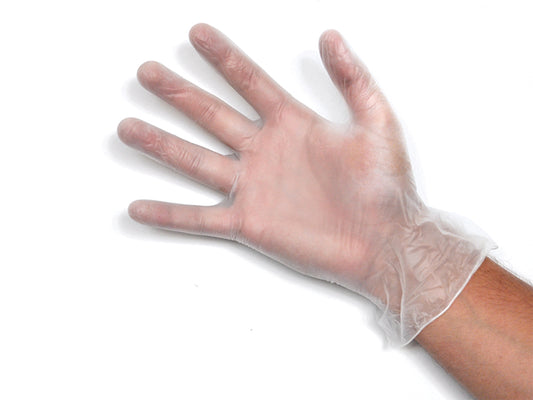 GUANTES DE VINILO sin polvo - extra grandes