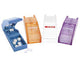 COUPE-PILULES Couleurs assorties (3 par couleur, blanc, bleu clair, lavande, orange transparent)