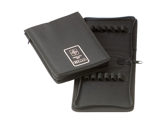 MINI-Flaschenhalter mit Reißverschluss – schwarzes Nylon