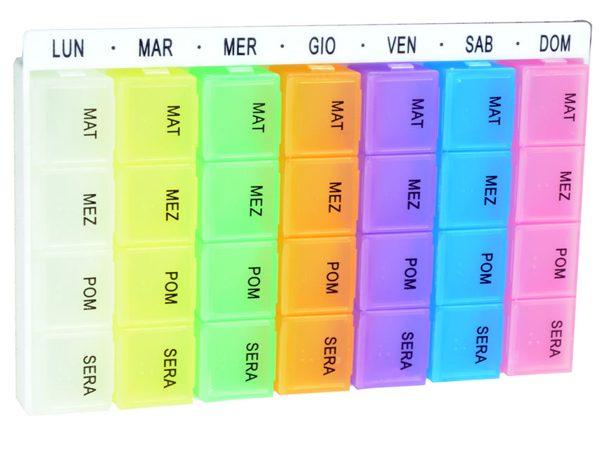 WEEKLY PILL BOX x4 EASY - Italian