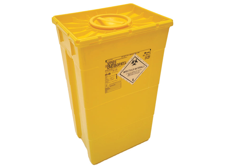 WASTE CONTAINER 60 liters - double lid