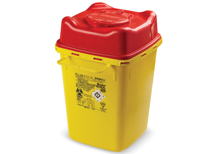 CS PLUS LINE SHARPS WASTE CONTAINER - 10 litres