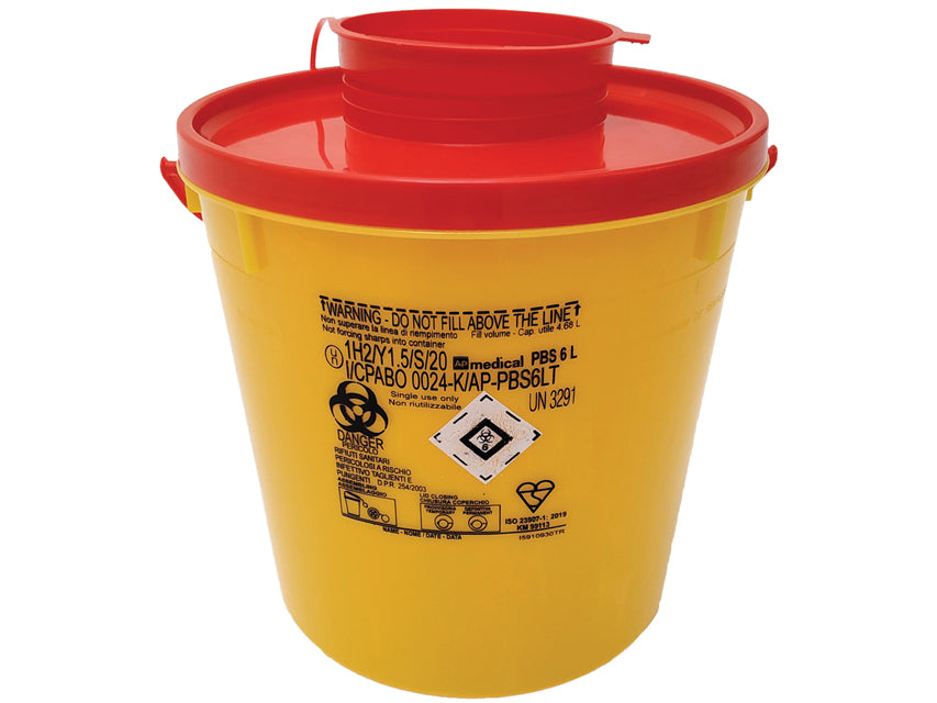 CONTENEUR À DÉCHETS D'ARTICLES PBS LINE - 6 litres