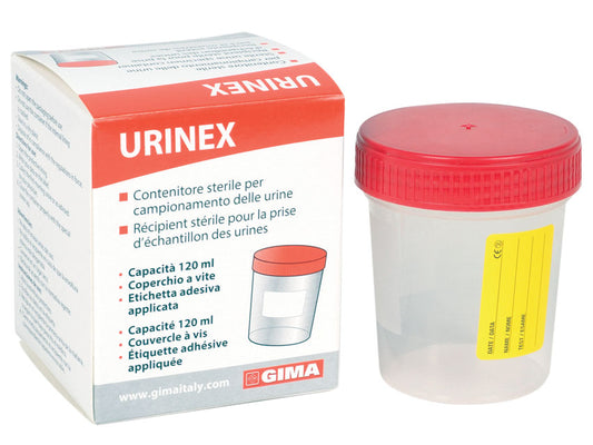 URINE CONTAINER 120 ml - single box - sterile