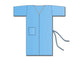 EINWEG-TNT-KIMONO – blaue Farbe