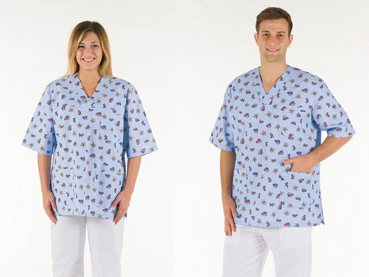 CHAQUETA DE ALGODÓN - azul fantasía - XL