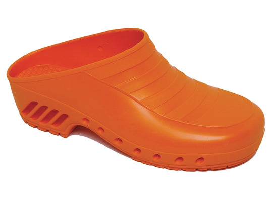 ORANGE CLOGS - without holes - 47-48