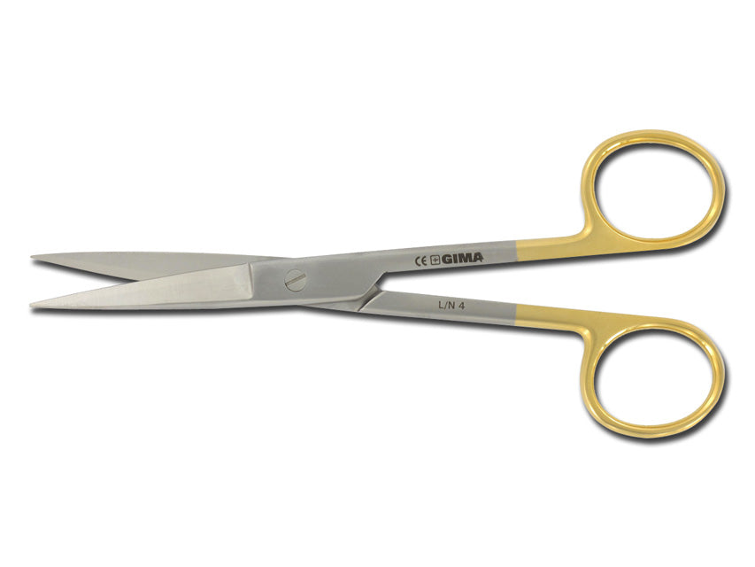 CISEAUX DROITS C.T. POINTS AIGUS - 14,5 cm