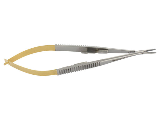 PORTE AIGUILLE CASTROVIEJO C.T. RECTUS - 14 cm - pointes lisses