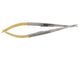 NEEDLE HOLDER CASTROVIEJO C.T. RECTUS - 14 cm - smooth tips