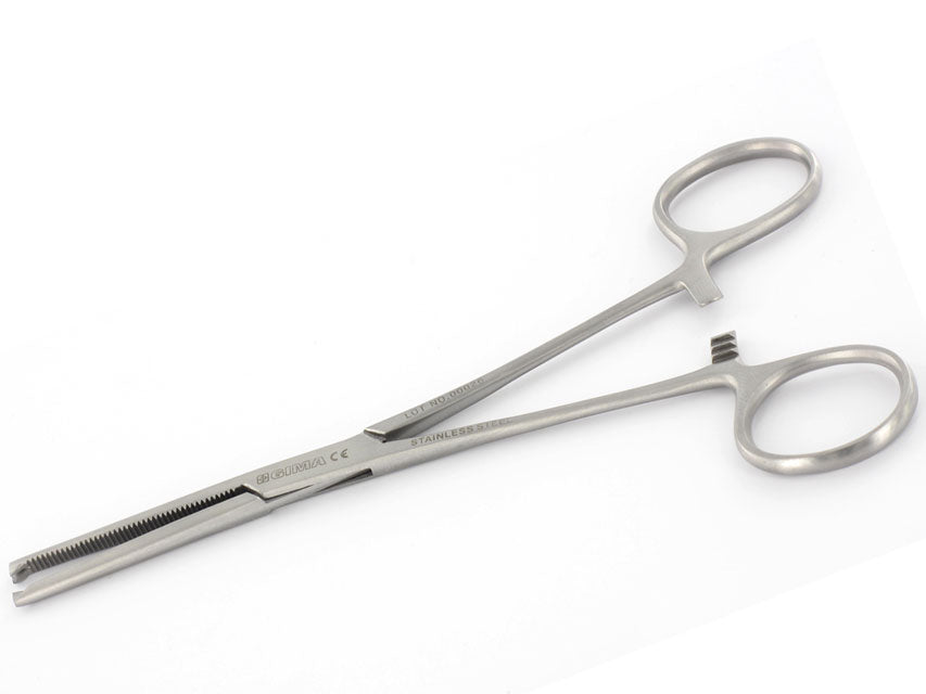ALICATES KOCHER rectos - 20 cm, 1x2 dientes