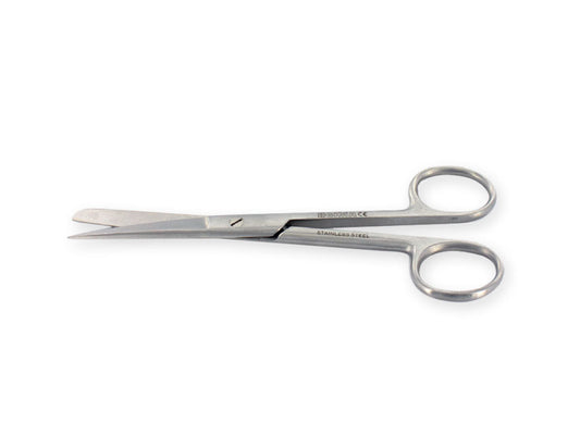 STRAIGHT SCISSORS alternating tips - 14.5 cm