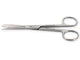 STRAIGHT SCISSORS alternating tips - 20 cm