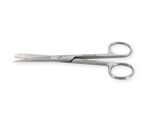 STRAIGHT SCISSORS alternating tips - 16 cm