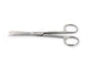 STRAIGHT SCISSORS alternating tips - 16 cm