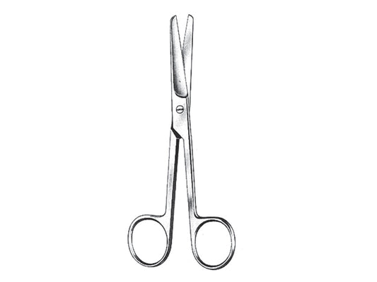 FORBICI RETTE - punte smusse - 11,5 cm