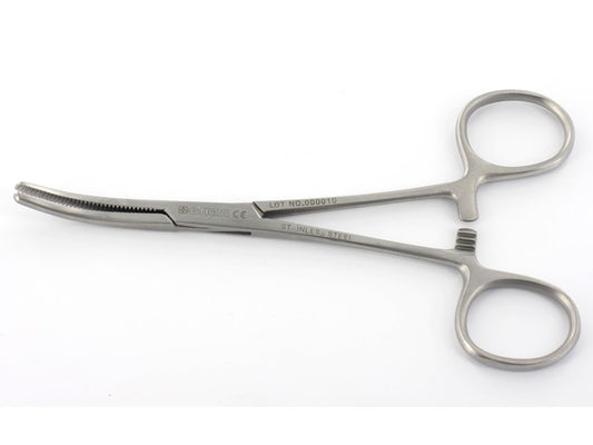 KLEMMER-ZANGE - gebogen - 20 cm