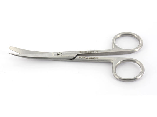 CURVED SCISSORS - alternate tips - 18 cm