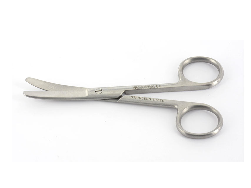 GEBOGENE SCHERE - stumpfe Spitzen - 16 cm
