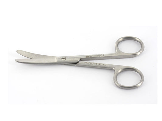 CURVED SCISSORS - blunt tips - 16 cm