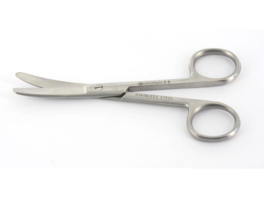 GEBOGENE SCHERE - stumpfe Spitzen - 18 cm