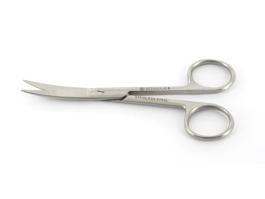 CURVED SCISSORS - sharp tips - 11.5 cm