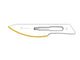 STAINLESS STEEL DIAMOND BLADES No. 24 - sterile