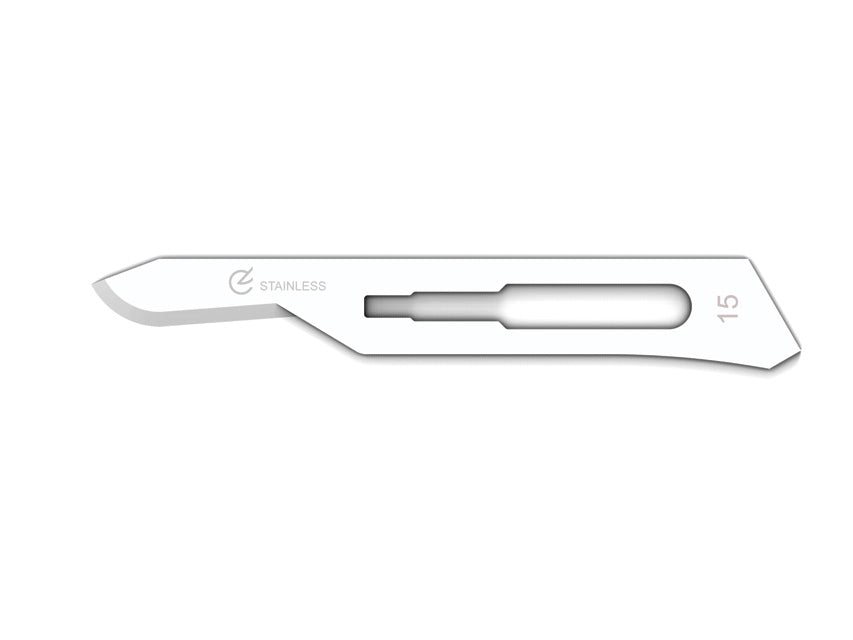 LAME GIMA INOX N. 15 STERILI