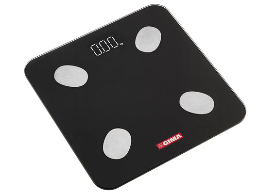 GIMAFIT BODY FAT SCALE with GIMA APP and Bluetooth - black