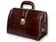 "FLOWER LEATHER CASE" BAG - leather - brown