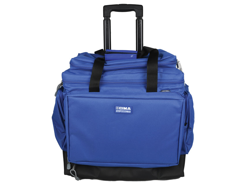 BOLSO SMART CON TROLLEY - mediano - azul