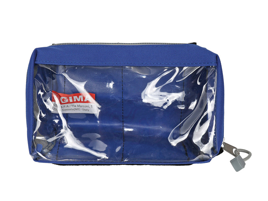 E1 BAG - rectangular with window - blue