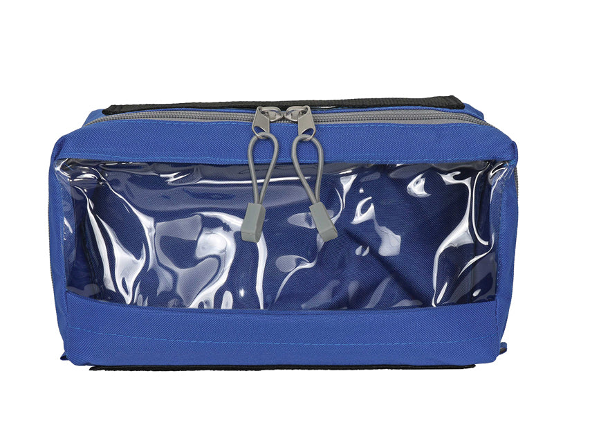 E2 BAG - rectangular with window - blue