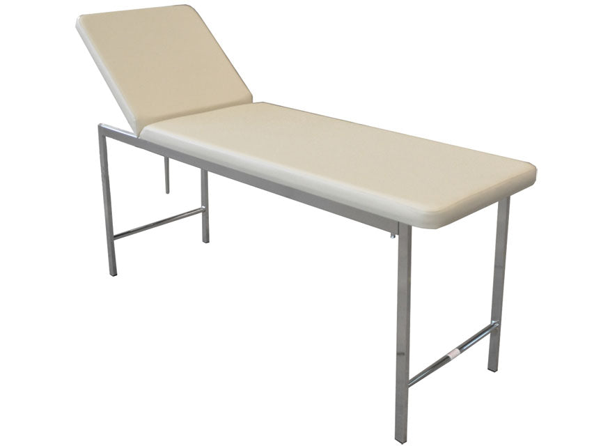 CLASSIC EXAMINATION BED - chrome - beige