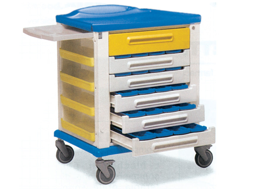 Standard PHARMACY TROLLEY - 20 compartments