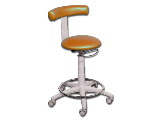 STOOL - metallic apricot