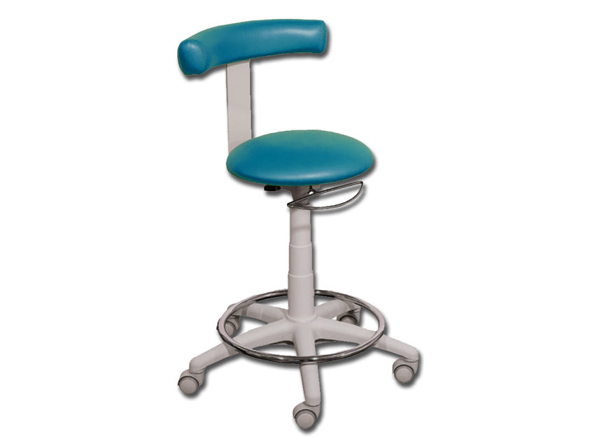 STOOL - metallic blue