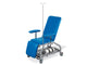 DONOR ARMCHAIR with wheels - blue