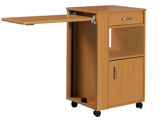 WOODEN BEDSIDE TABLE with removable tray for codes 27672/3